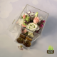 LU’CHOCO Chocolate Acrylic Box with flowers 1 LU’CHOCO Chocolate Acrylic Box with flowers 1