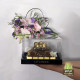 LU’CHOCO Chocolate Acrylic Base with flower 2 LU’CHOCO Chocolate Acrylic Base with flower 2